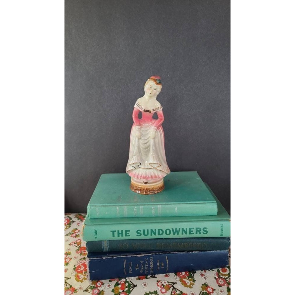 Vintage Moriyama Occupied Japan Victorian Lady Figurine